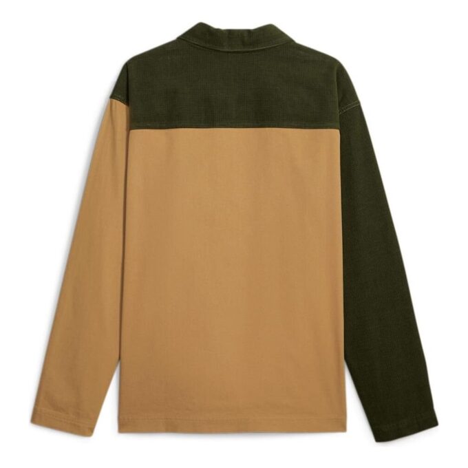 Downtown Corduroy Shirt “Brown Olive Green”