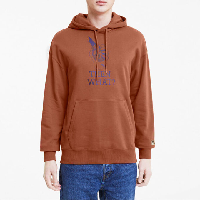 Downtown Graphic Hoodie “Brown”