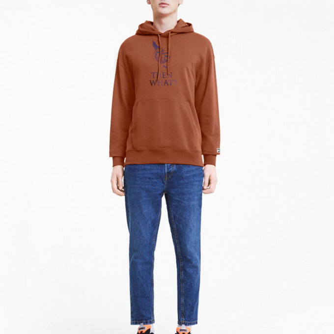 Downtown Graphic Hoodie “Brown”