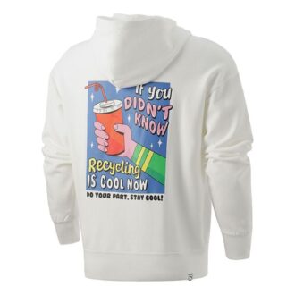 Downtown Graphic Hoodies “White Blue Red”