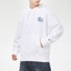 Downtown Graphic Hoodies “White Blue Red”