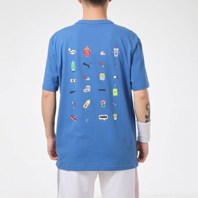 Downtown Graphic T-Shirt “Blue”