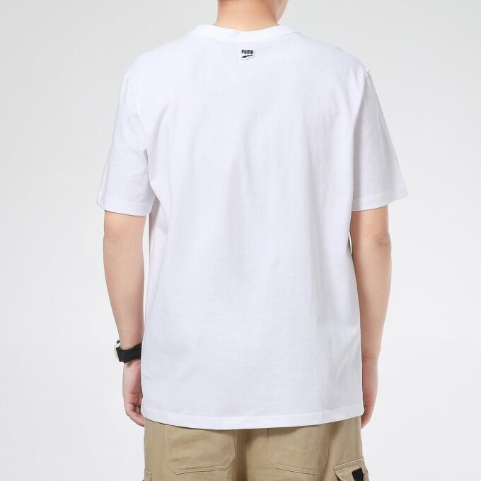 Downtown Graphic T-Shirt “White Pink”