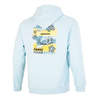 Downtown Logo Hoodie “Blue”