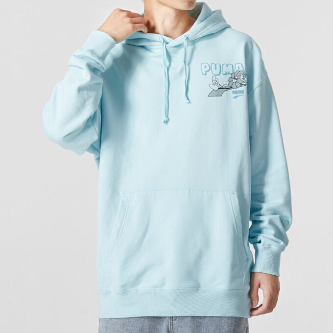 Downtown Logo Hoodie “Blue”