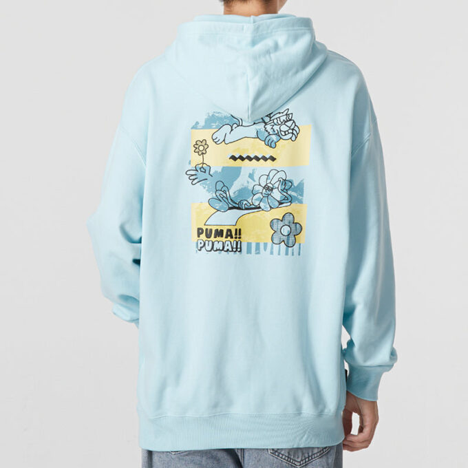 Downtown Logo Hoodie “Blue”