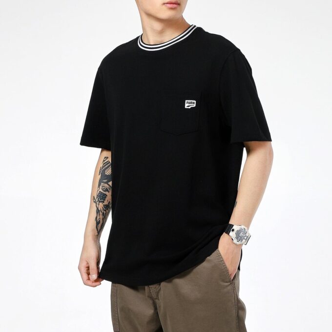 Downtown Pocket T-Shirt “Black White”