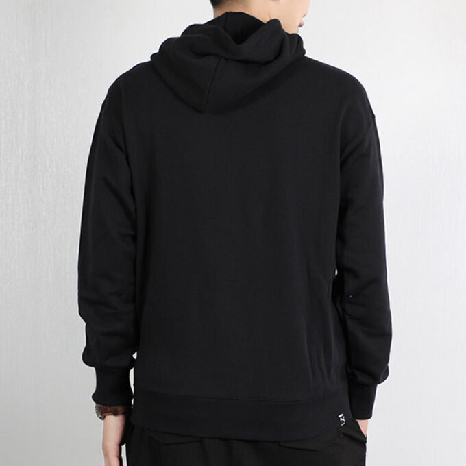 Downtown Pull Over Hoodie Black