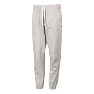 Downtown Small Logo Pants “Grey Black”