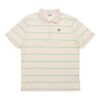 Downtown Stripe Polo Tee Shirt “Beige”