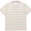 Downtown Stripe Polo Tee Shirt “Beige”