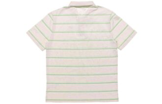 Downtown Stripe Polo Tee Shirt “Beige”