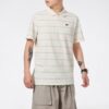 Downtown Stripe Polo Tee Shirt “Beige”
