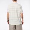 Downtown Stripe Polo Tee Shirt “Beige”