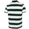 Downtown Stripe Polo Tee Shirt “White”