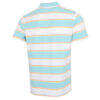 Downtown Stripe Polo Tee Shirt “White”