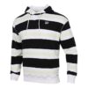 Downtown Striped Hoodie “Black White Green”