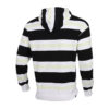 Downtown Striped Hoodie “Black White Green”