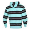 Downtown Striped Hoodie “Blue White Black”