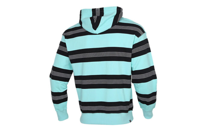 Downtown Striped Hoodie “Blue White Black”