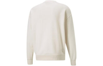 Downtown Waffle Crewneck Sweatshirt “White”