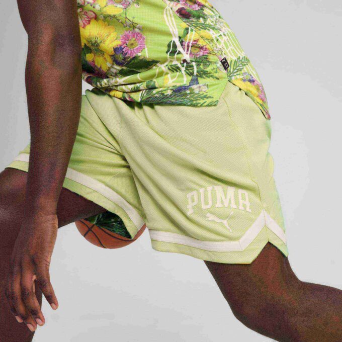 Dunked In Florals Men Basketball Shorts