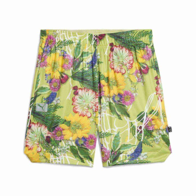 Dunked In Florals Men Basketball Shorts