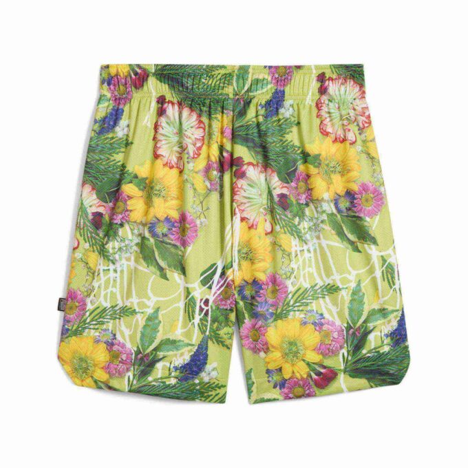 Dunked In Florals Men Basketball Shorts