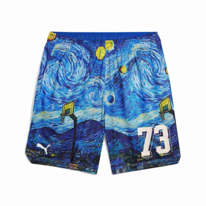 Dylan Exhibit Men 7″ All-Over-Print Shorts Dylan Exhibit Men 7″ All-Over-Print Shorts