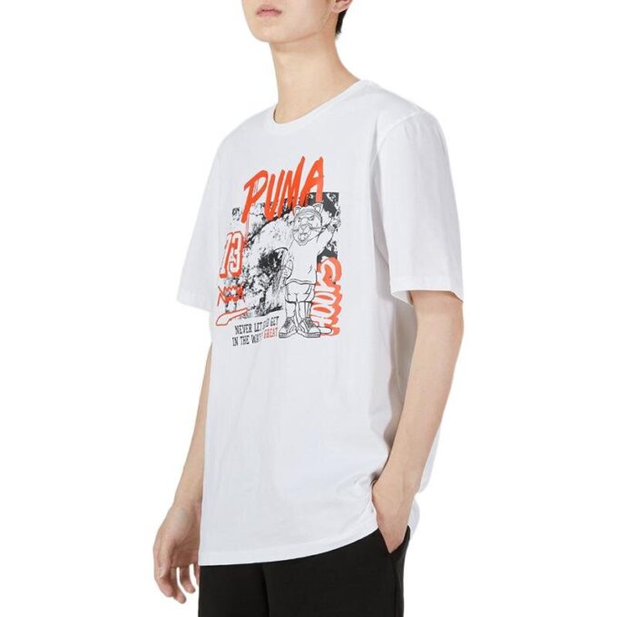 Dylan Short Sleeve Basketball T-Shirt “White”