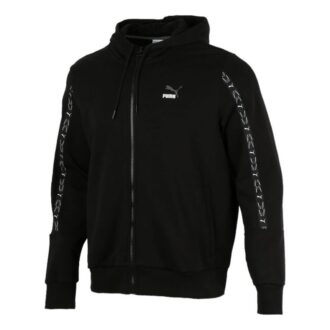 Elevate Hooded Full-Zip Jacket “Black White”