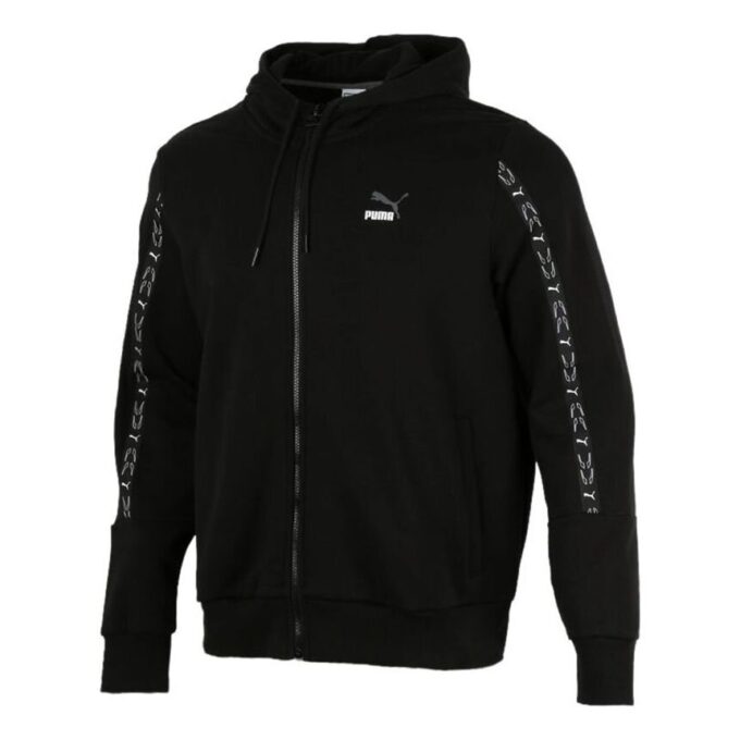 Elevate Hooded Full-Zip Jacket “Black White”