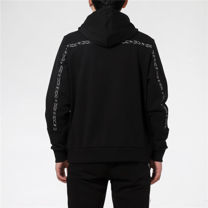 Elevate Hooded Full-Zip Jacket “Black White”