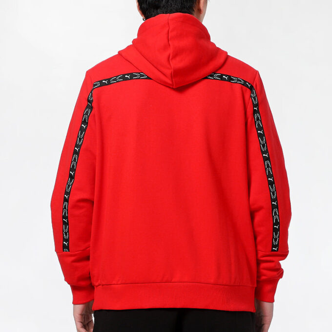 Elevate Hooded Full-Zip Jacket “Red Black”