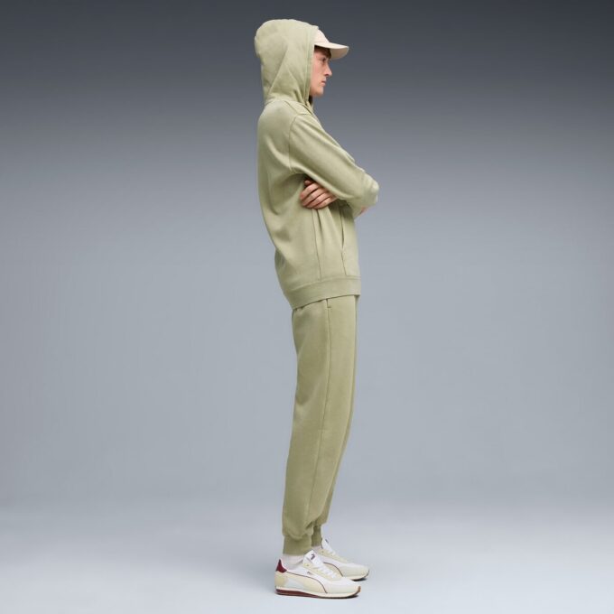 Elevated Essentials Acid Wash Men Fleece Hoodie Elevated Essentials Acid Wash Men Fleece Hoodie