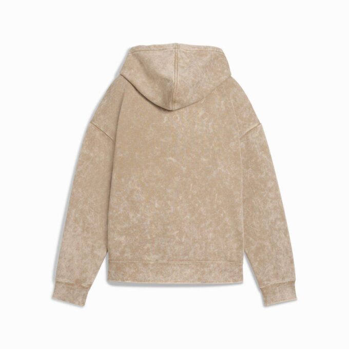 Elevated Essentials Acid Wash Women Fleece Hoodie Elevated Essentials Acid Wash Women Fleece Hoodie