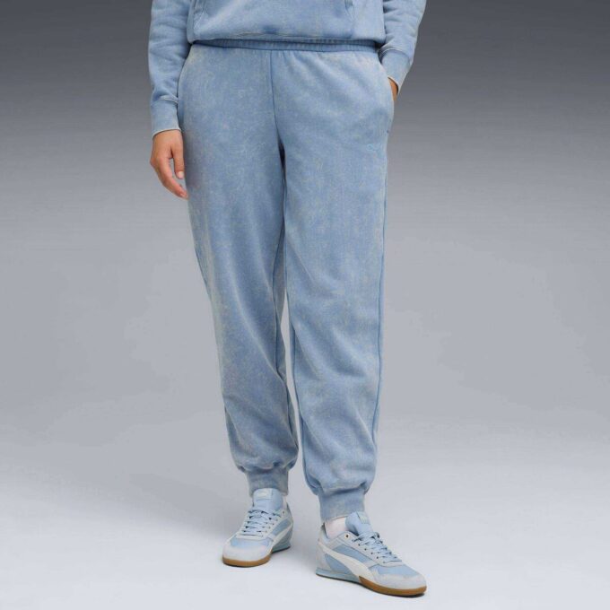 Elevated Essentials Acid Wash Women Fleece Sweatpants Elevated Essentials Acid Wash Women Fleece Sweatpants