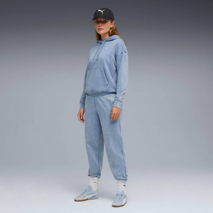 Elevated Essentials Acid Wash Women Fleece Sweatpants Elevated Essentials Acid Wash Women Fleece Sweatpants