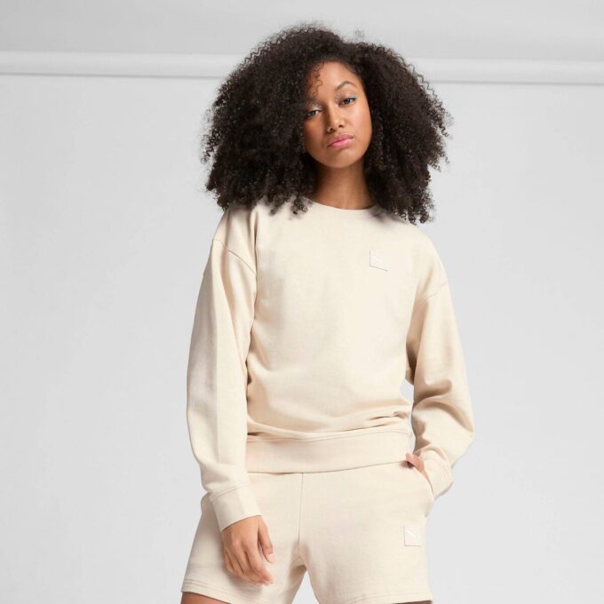 Elevated Essentials Women Comfort Crew Sweatshirt Elevated Essentials Women Comfort Crew Sweatshirt