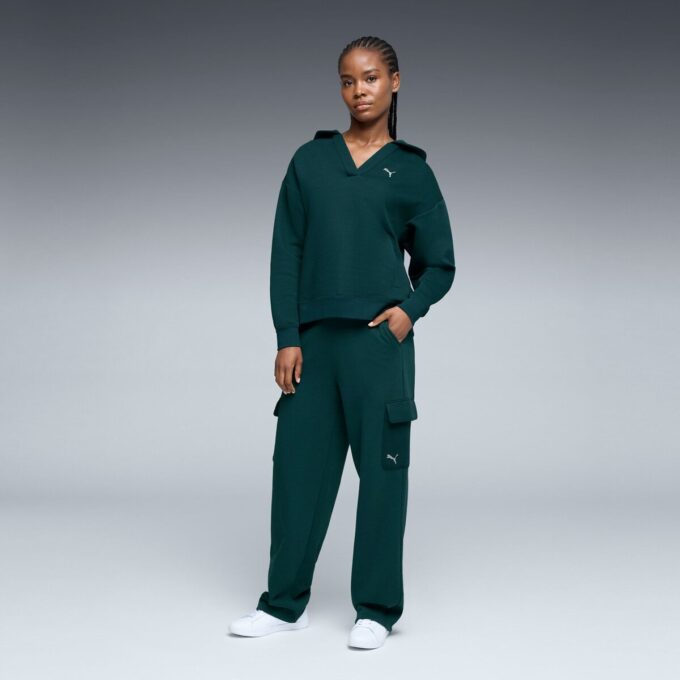 Elevated Essentials Women Straight Leg Cargo Pants Elevated Essentials Women Straight Leg Cargo Pants