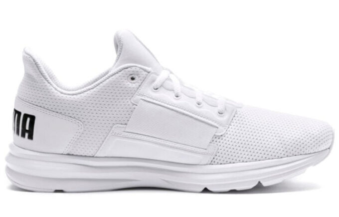 Enzo Street Low-Top Running Shoes White/Black