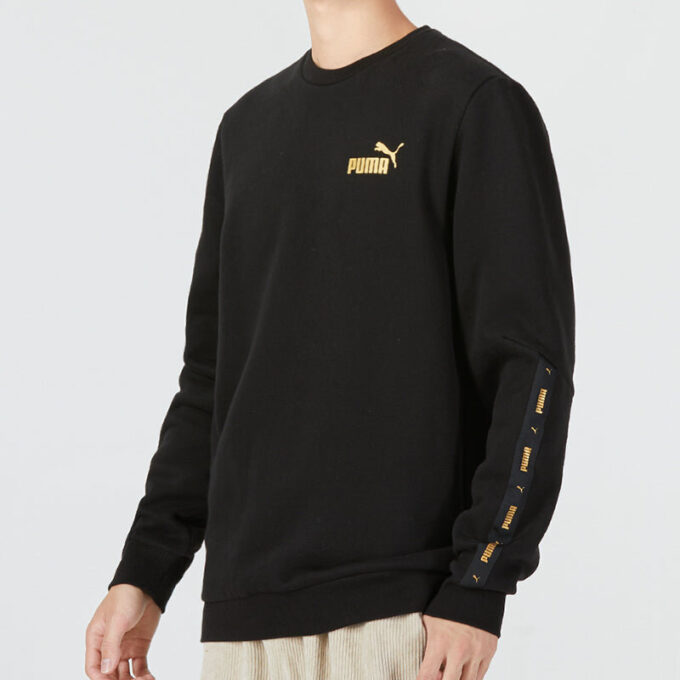 Ess Metallic Logo Sweater “Black”