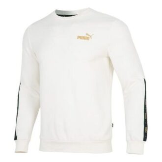 Ess Metallic Logo Sweater “White”