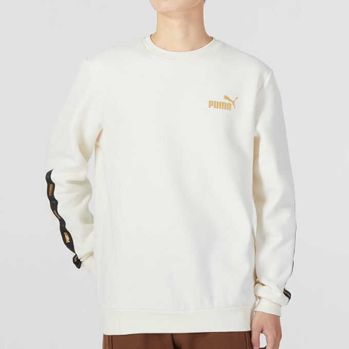 Ess Metallic Logo Sweater “White”