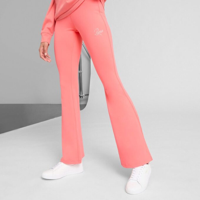 ESS Script Women Flarred Leggings