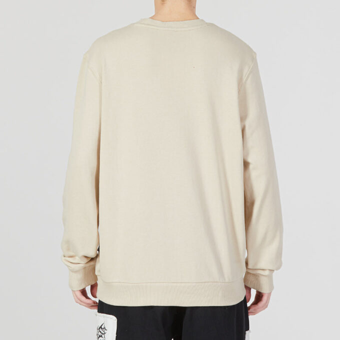 Ess Small Logo Crew Logo Sweater “Beige”