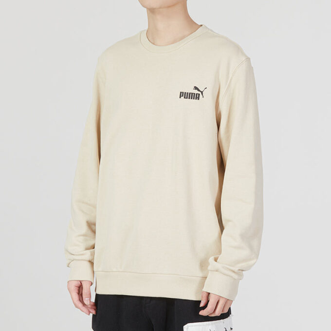 Ess Small Logo Crew Logo Sweater “Beige”