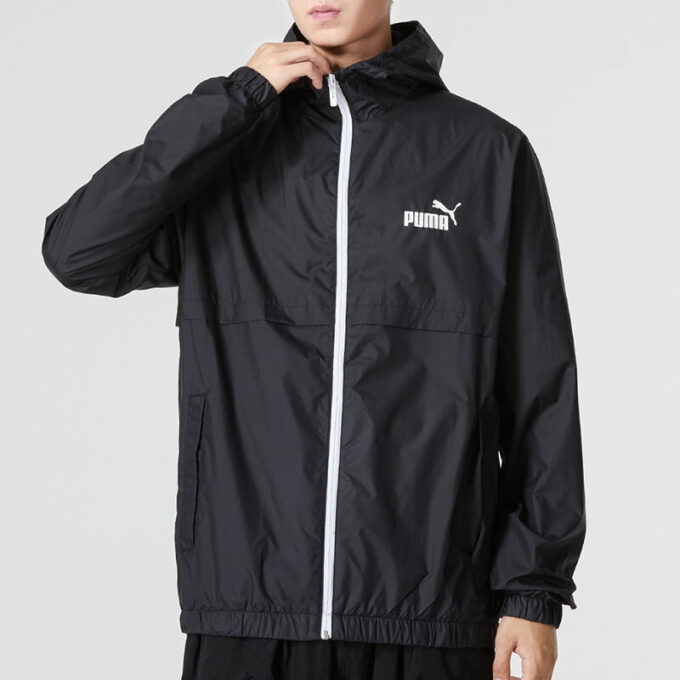 Ess Solid Windbreaker Logo “Black”