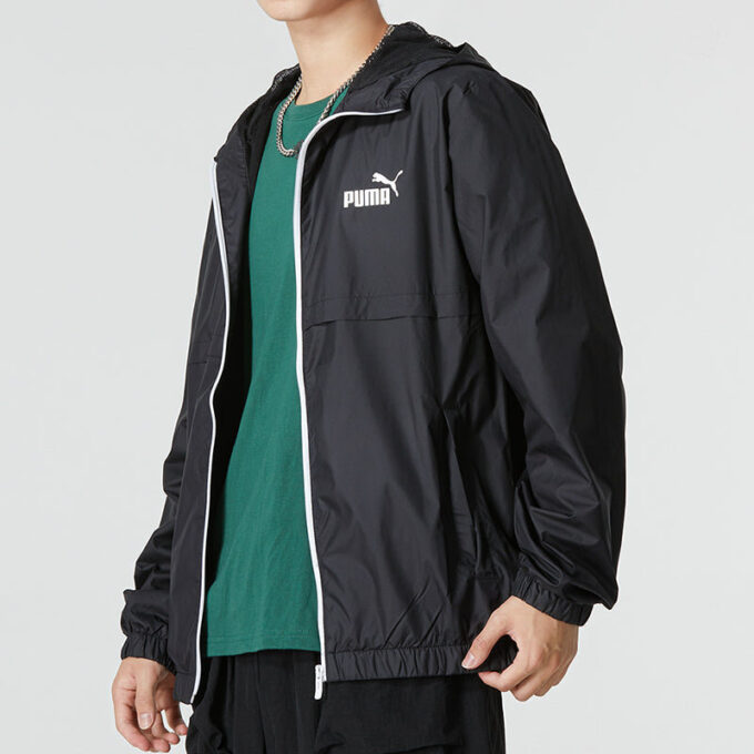Ess Solid Windbreaker Logo “Black”