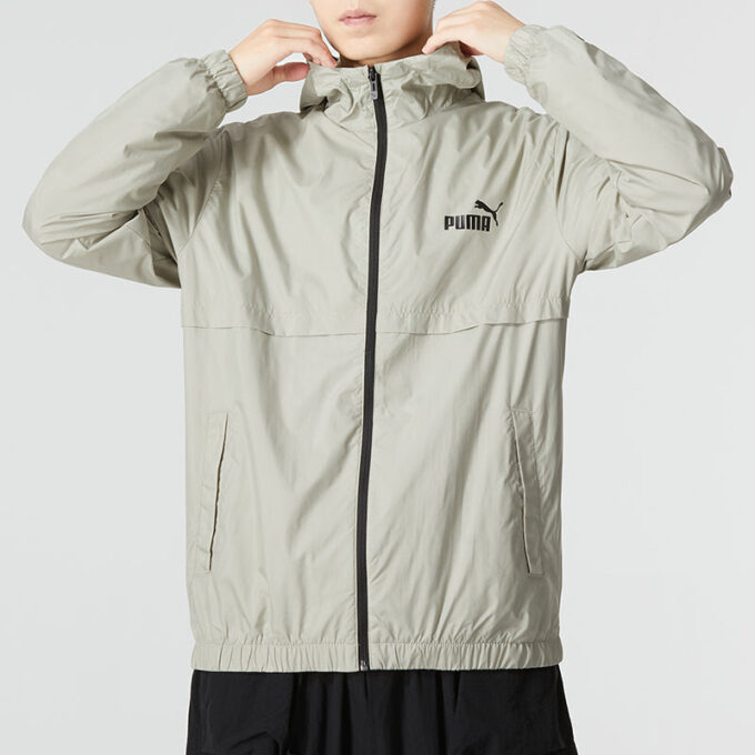 Ess Solid Windbreaker Logo “Grey”